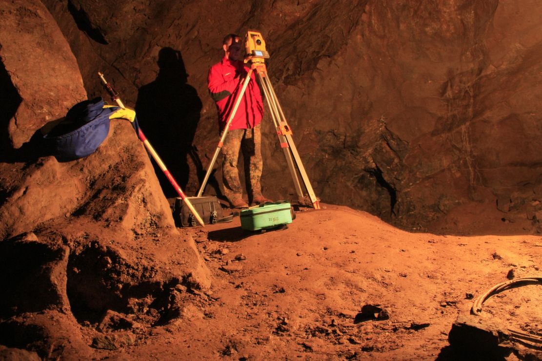 projekt zaměření jeskyně - 2009 - zadavatel speleologická společnost Bozkov